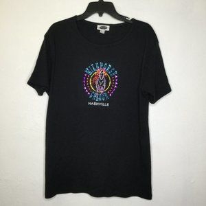 Caviar Girl Wild Horse Saloon Nashville Short Sleeve T-Shirt Rhinestone 2XL